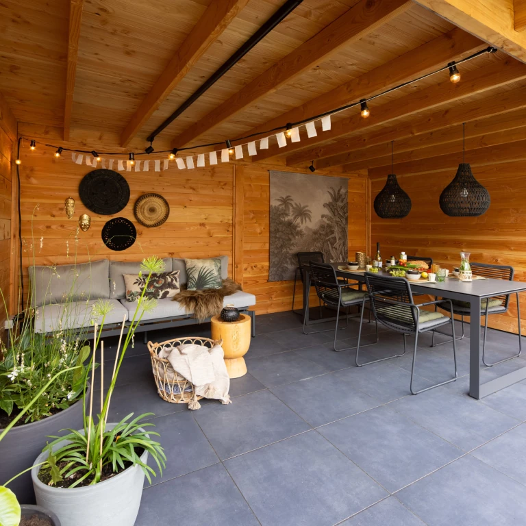 GeoCeramica® Flow 60x60x4cm Black