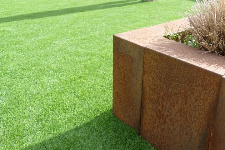 Corten Overzetstuk 12x30x50cm Bruin