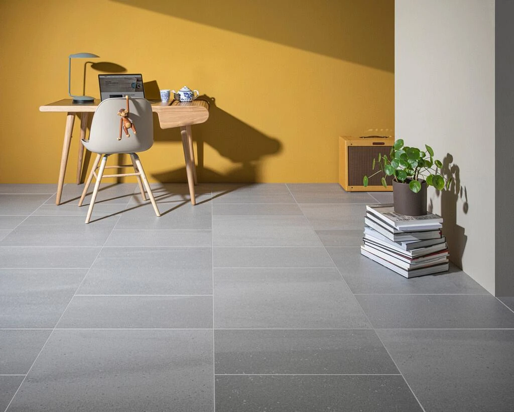 GeoCeramica® Solid 60x60x4cm Stone Grey