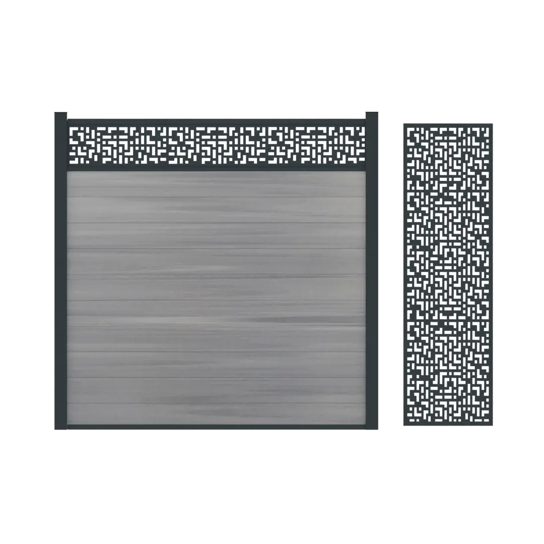 Boston Decopaneel Crios Horizontaal 2x300mm 175cm RAL7016 30x0.2x175cm