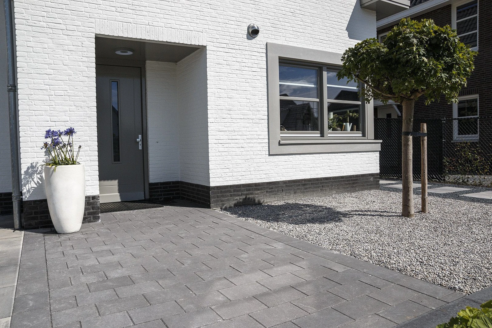 Trottoirtegels Antraciet