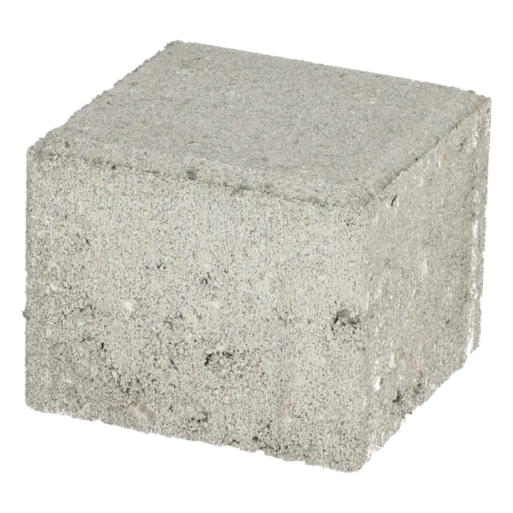 Ecotop Base Halve bss 10,5x10,5x8 normaal facet grijs KOMO PL2 10,5x10,5x8cm