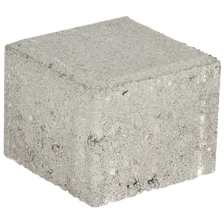 Ecotop Base Halve bss 10,5x10,5x8 normaal facet grijs KOMO PL2 10,5x10,5x8cm Grijs