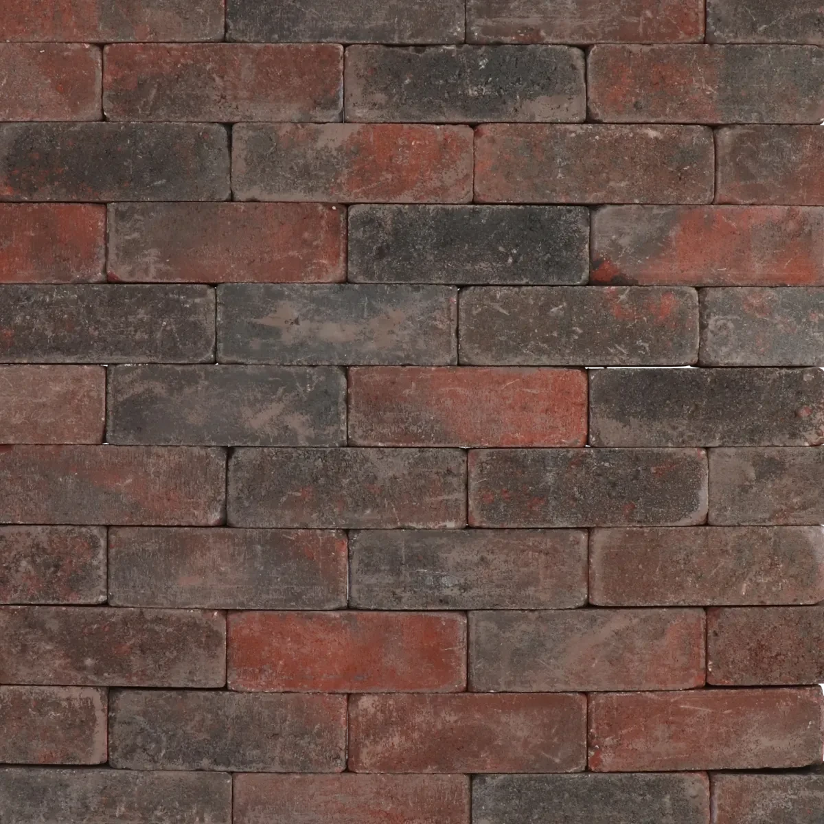 Tambour 21x7x7 rood/zwart 7x7x21cm