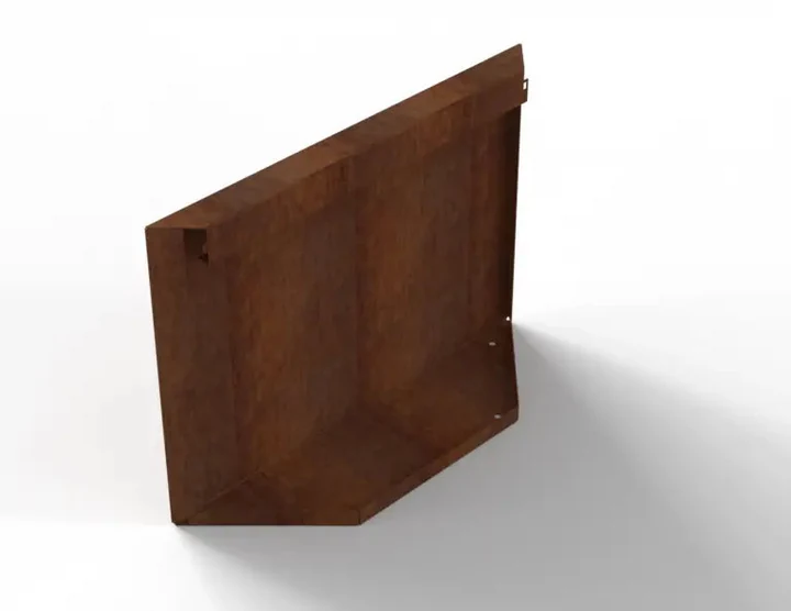 Bloembak Module+ Kopschot paneel (D) 60x42 0,1x42x60cm