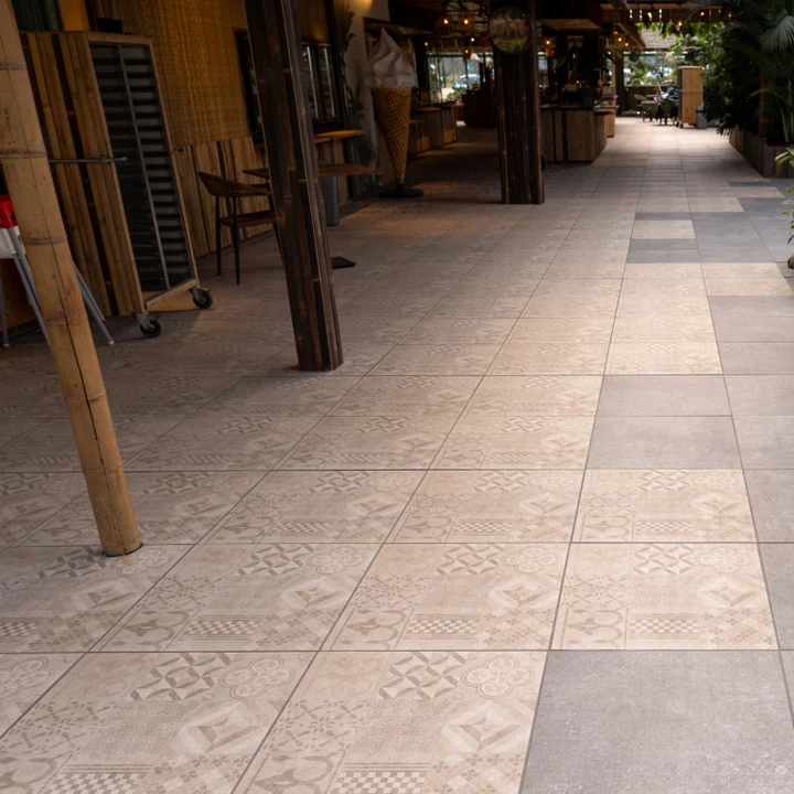 GeoCeramica® Mosaik 60x60x4cm Beige