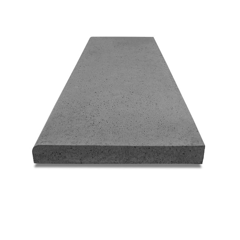 Oud Hollandse zwembadrand 100x40x5 antraciet