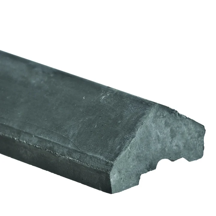 Beton-afdekkap Schie antraciet diamantkop 180cm 5x4x180cm Grijs