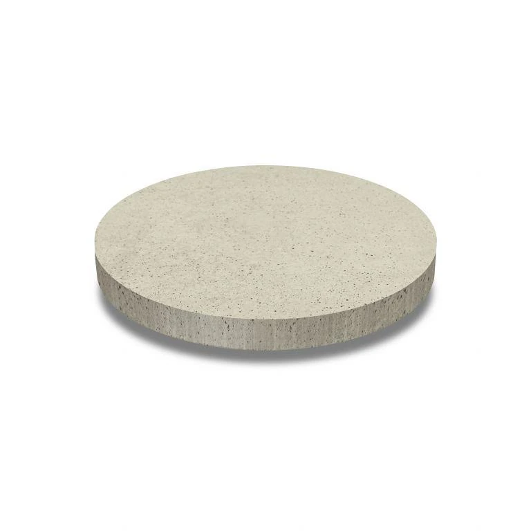 Oud hollandse tegel rond 100x100x7 crème ArtiStone betontegel