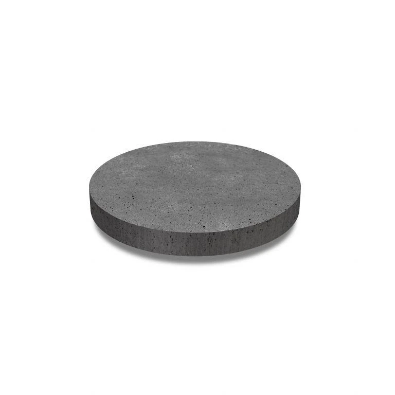 Oud hollandse tegel rond 60x60x7 antraciet ArtiStone betontegel