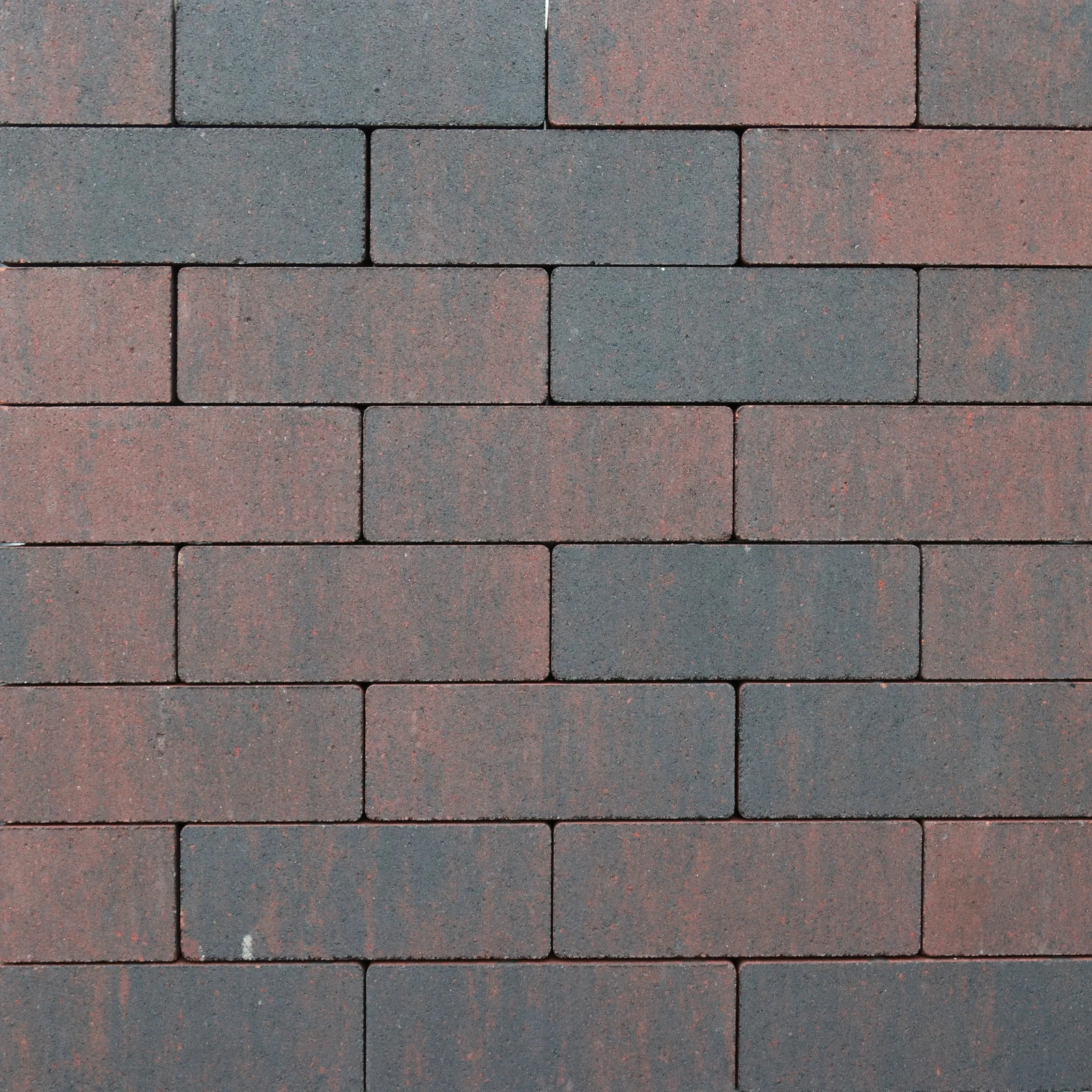 Strackstone Crown GRN+ Dikformaat 21x7x8 vlak wijnrood/antraciet genuanceerd KOMO PL2 8x7x21cm