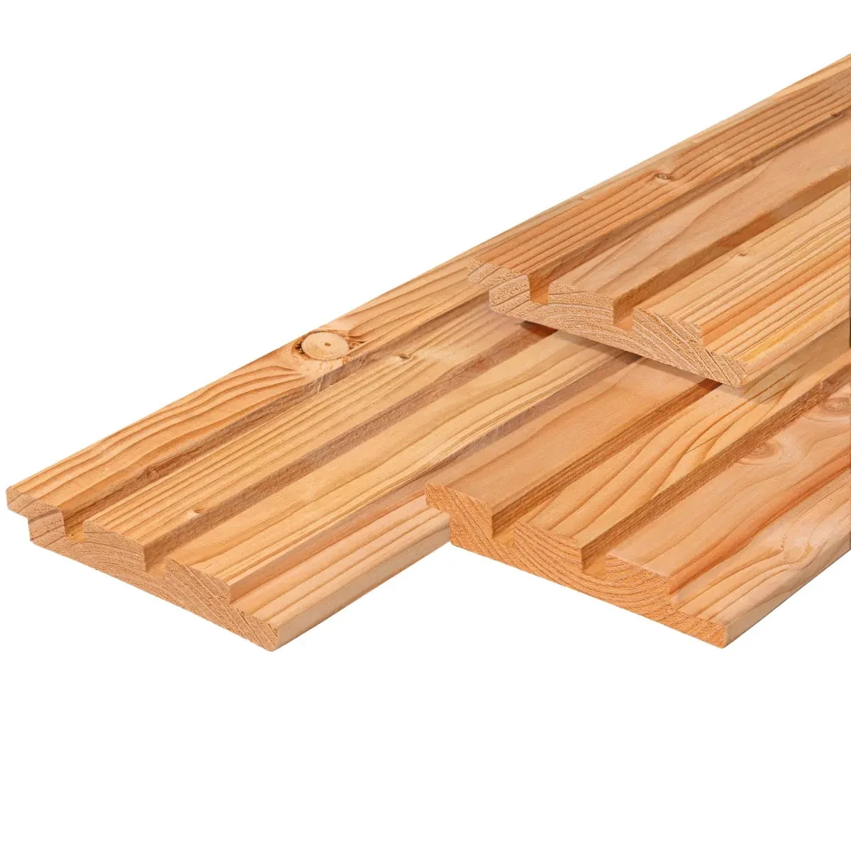 Triple Rhombus Douglas Onbehandeld Gedroogd/Gesch.1,9x13x300 13x1.9x300cm