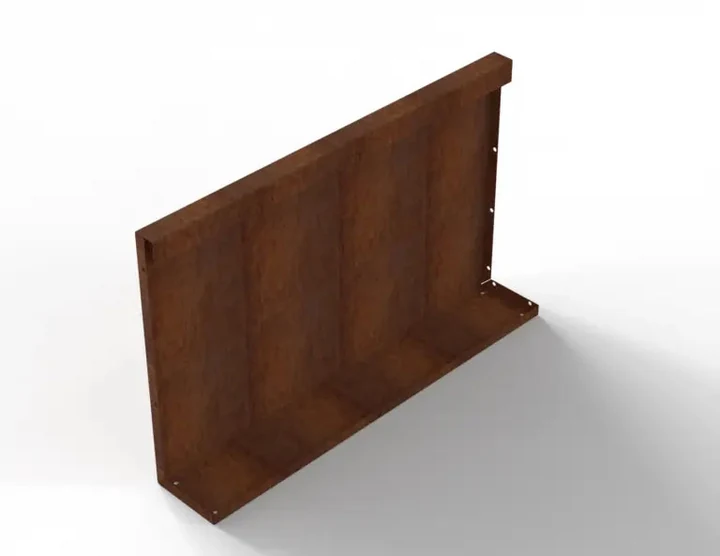 Bloembak Module+ Recht Paneel (A) 90x56 0,1x56x90cm