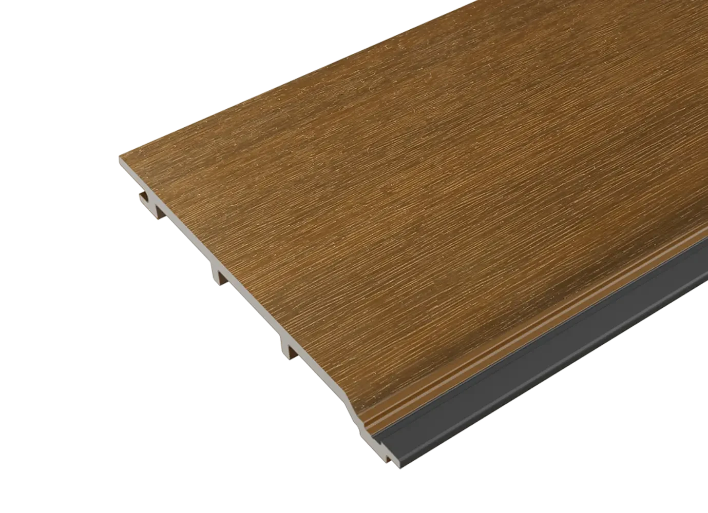 WPC WEO Essential 15x173mm (wb 153mm) 290cm Teak 17.3x1.5x290cm