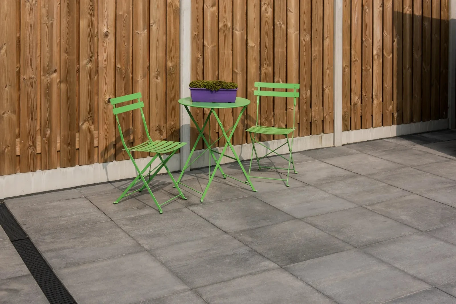 Tremico 4cm Zeeuws bont 60x60x4cm Wit, Zwart