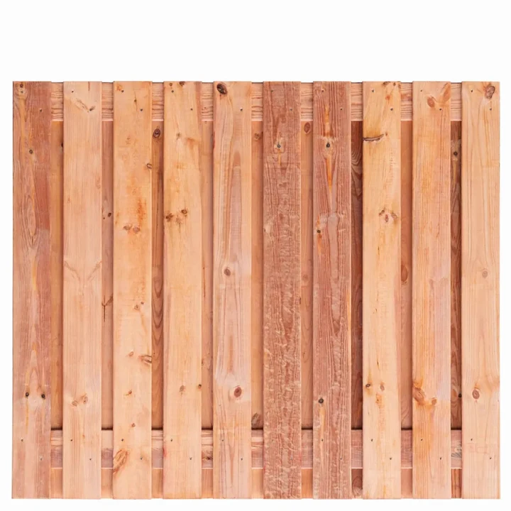 Tuinscherm Breukelen (19+2) Red Class Wood 150x180cm 180x150x4.8cm