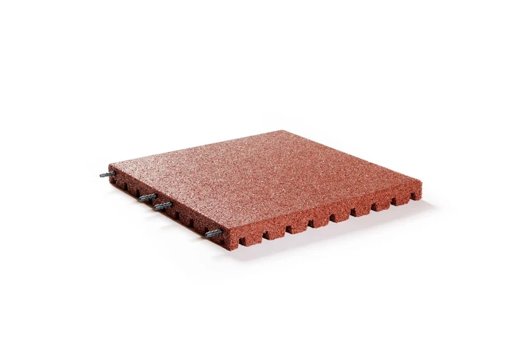 Veiligheidstgl Rood 50x50x4 LET OP + 3 PENNEN PER TEGEL 50x50x4cm Rood