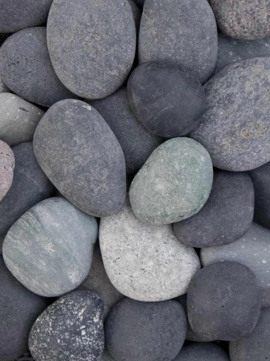 Beach pebbles zwart 16/25mm