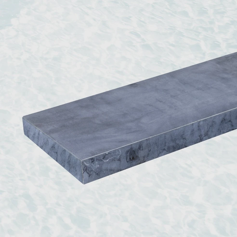 Vijverrand Blue Stone Honed Linea