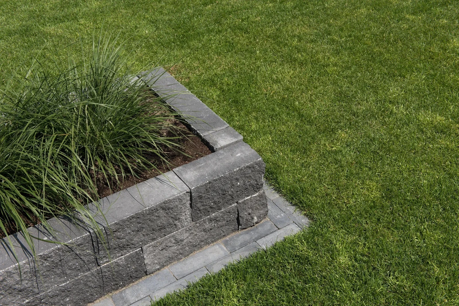 Wallblock Split 60x15x12cm Antraciet