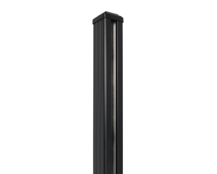 Aluminium composiet schutting paal compleet