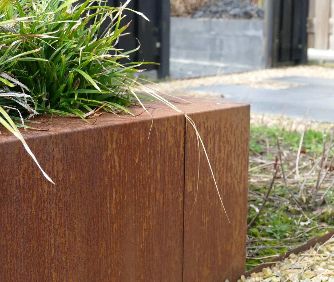 Corten Overzetstuk 12x30x50cm Bruin