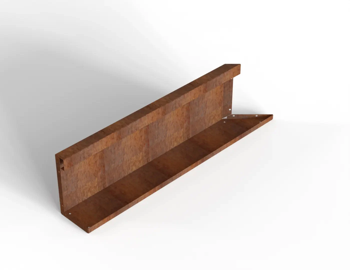 Bloembak Module+ Inwendig hoekpaneel (C) 90x28 L 0,1x28x90cm