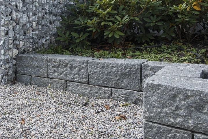 Stapelblokken Graniwall – Grey Rockface