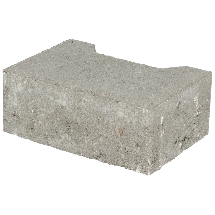 Ecotop Base Randsteen 20x13,4/11,5x8 normaal facet grijs KOMO PL2 20x13,4x8cm