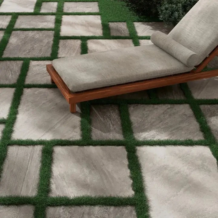 GeoCeramica® 2Drive 30x60x6cm Via Delle Alpi Quartzo Grigio