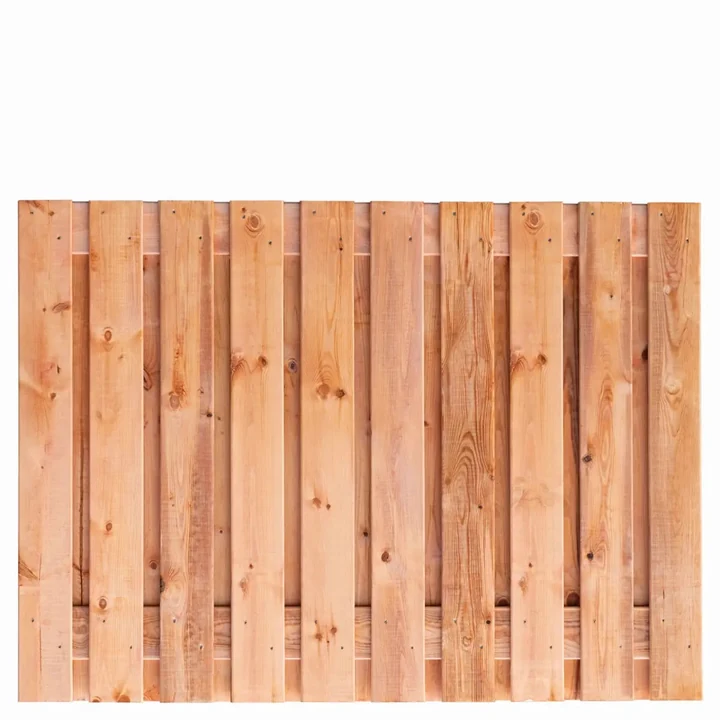 Tuinscherm Breukelen (19+2) Red Class Wood 130x180cm 180x130x5cm