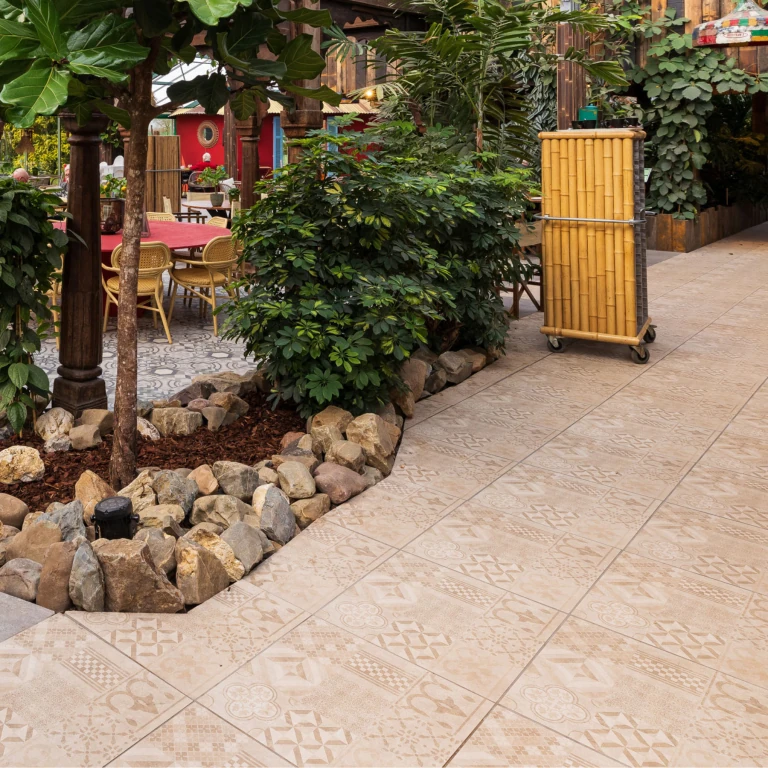 GeoCeramica® Mosaik 60x60x4cm Beige