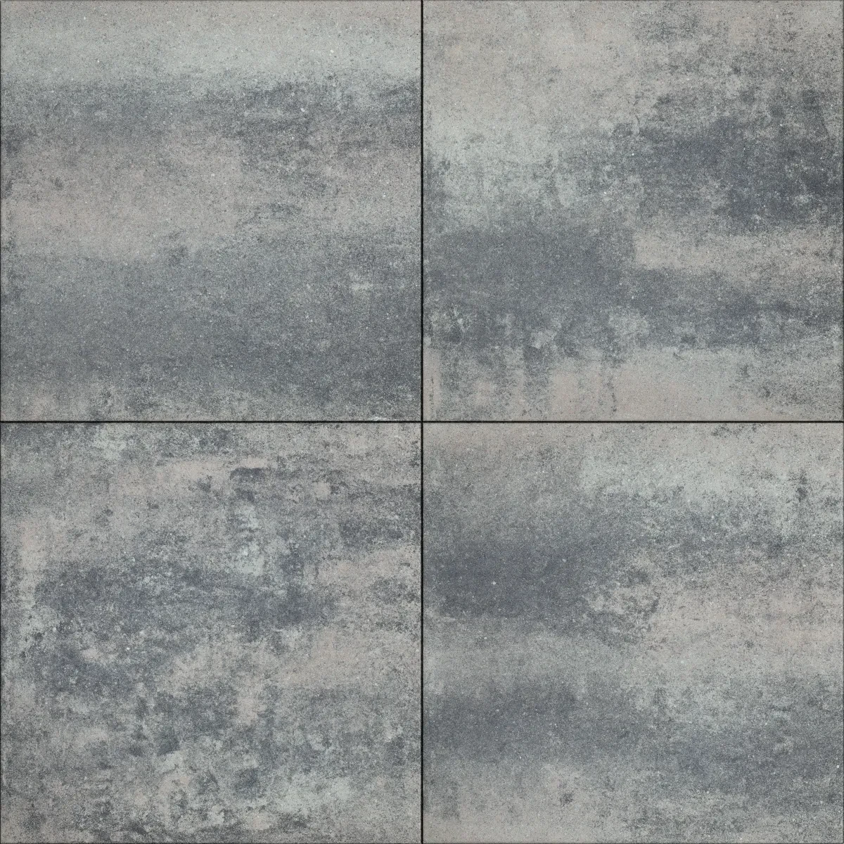 Nova Coral 60x60x4cm Antraciet, Grijs, Roze