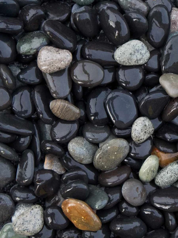 Beach pebbles zwart 16/25mm