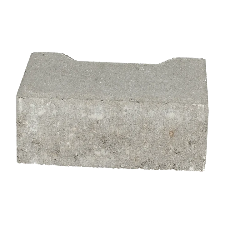 Ecotop Base Randsteen 20x13,4/11,5x8 normaal facet grijs KOMO PL2 20x13,4x8cm Grijs