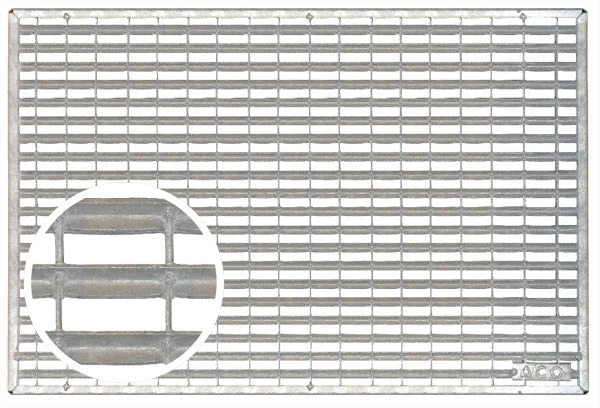 ACO Schraaprooster tbv schoonloper 100x50 cm