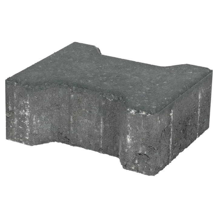 Ecotop Base H-verbandsteen 20x16,4/11,7x8 normaal facet antraciet KOMO PL2 20x16,4x8cm