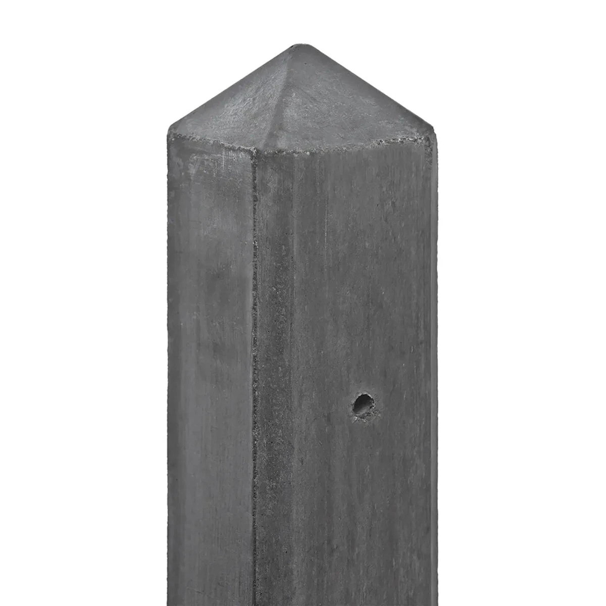 Beton-motiefpaal Schie antra diamantkop 10x10x280cm 10x10x280cm