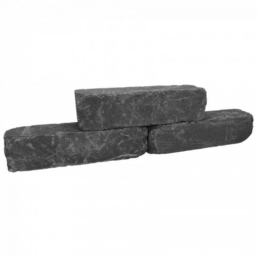 Linia Excellence palissade Getrommeld Grijs/zwart 15x60x15cm