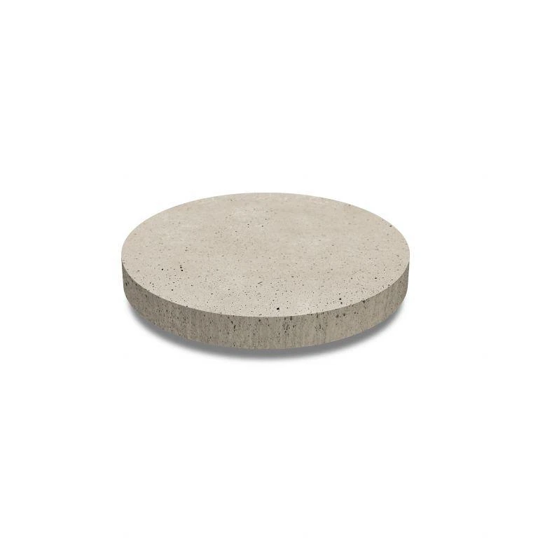 Oud hollandse tegel rond 60x60x7 greige ArtiStone betontegel