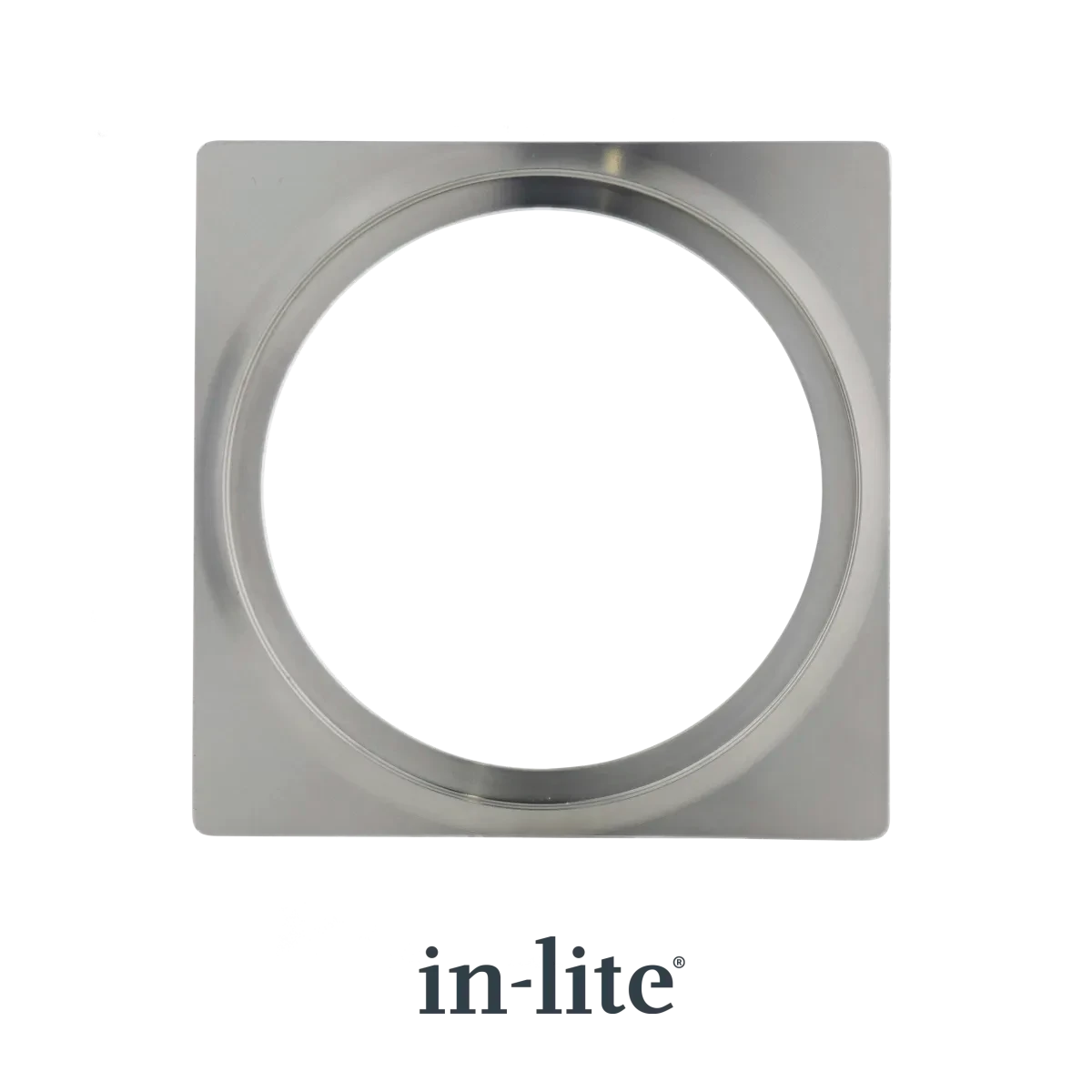 In-Lite PLATE 1 afdekplaat rvs geschikt voor Big Flux - Luna