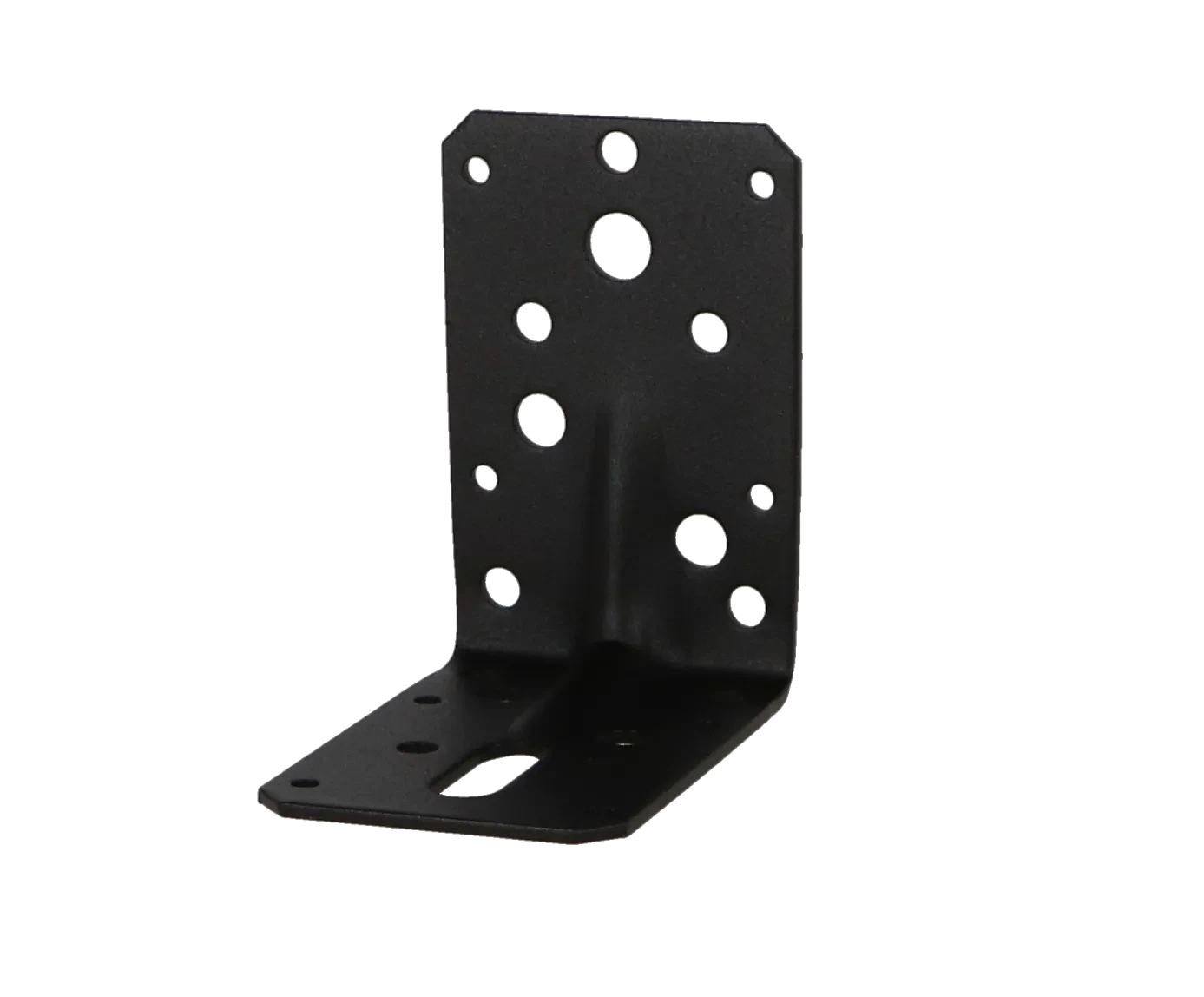Hoekanker m/ril 90x90x60mm zwart TXT p/stuk