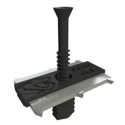 Cobra HYBRID 8-18 WPC bevestigingsclip (90st 0x0xcm Zwart