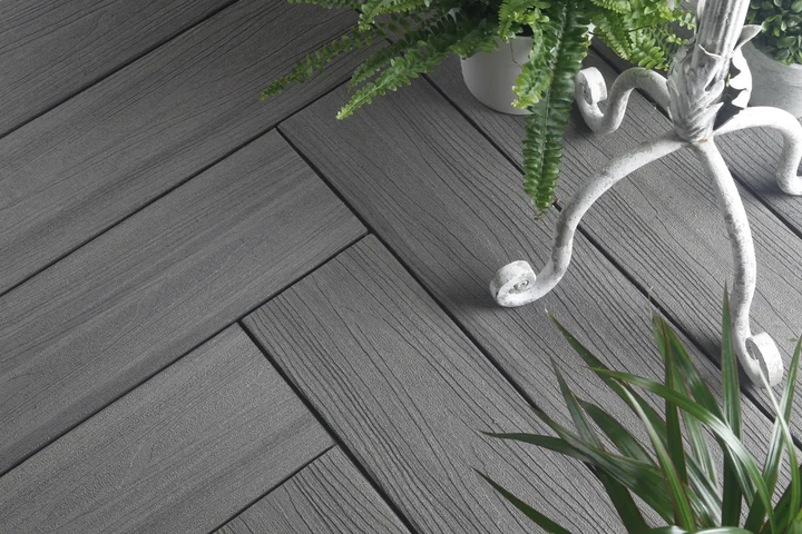 WPC Terrasplank Massief Harmony 2,3x13,8x400cm Ocean Grey 13.8x2.3x400cm Grijs