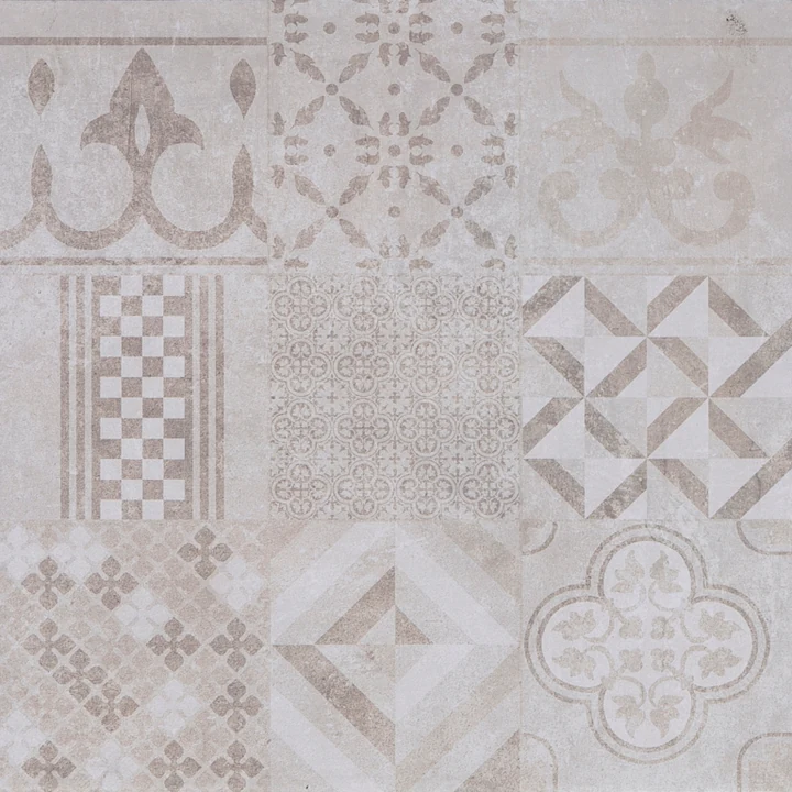 GeoCeramica® Mosaik 60x60x4cm Beige