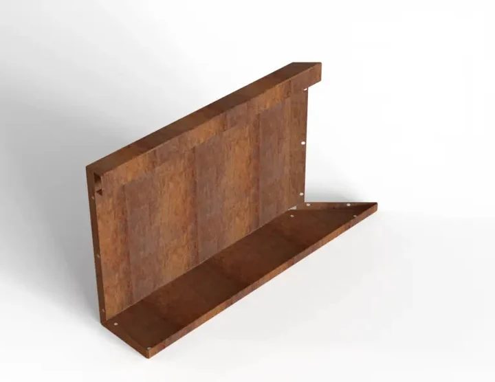 Bloembak Module+ Inwendig hoekpaneel (C) 60x42 L 0,1x42x60cm