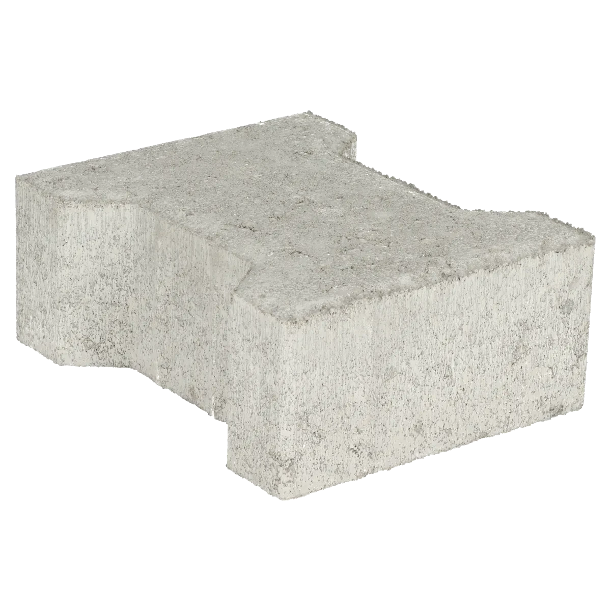 Basicstone H-verbandsteen 20x16,4/11,7x8 normaal facet grijs 1000 KOMO PL1 20x16,4x8cm Grijs