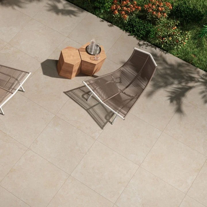 GeoCeramica® Framework Stone 60x60x4cm Beige