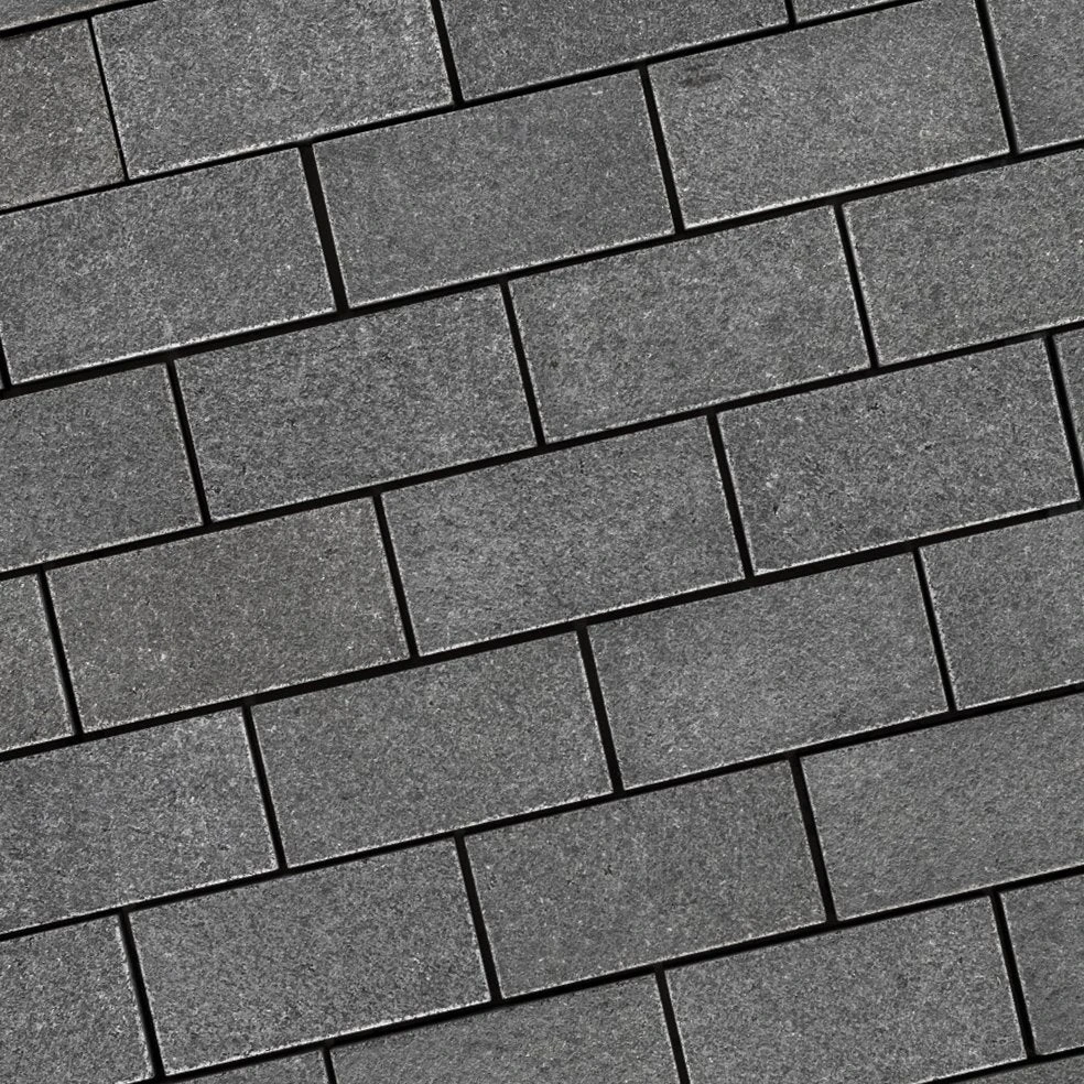 Klinkers Pacific Black Waterjet Piazzo Elegance Linea