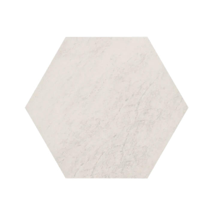 Staptegel Hexagon Quarzite Bianca o 60x52x2cm